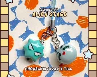 Alien Stage- Ivantill, Mizisua, Lukahyuna, Phone Charm/ Keychain
