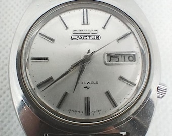 Vintage Men's Automatic Watch Seiko 5 Actus 7019-7000 21 Jewels