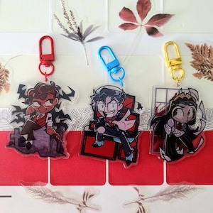 Hazbin hotel acrylic keychain - Etsy 日本