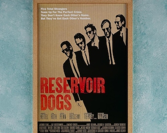 レザボア・ドッグス (1992) クラシックヴィンテージ映画ポスター