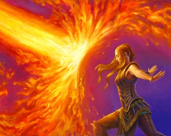 ニコル・ボーラス、龍神、署名入りジクレープリント - Etsy 日本