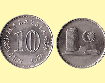 マレーシアのセン硬貨セット：希少な世界の通貨 - Etsy 日本