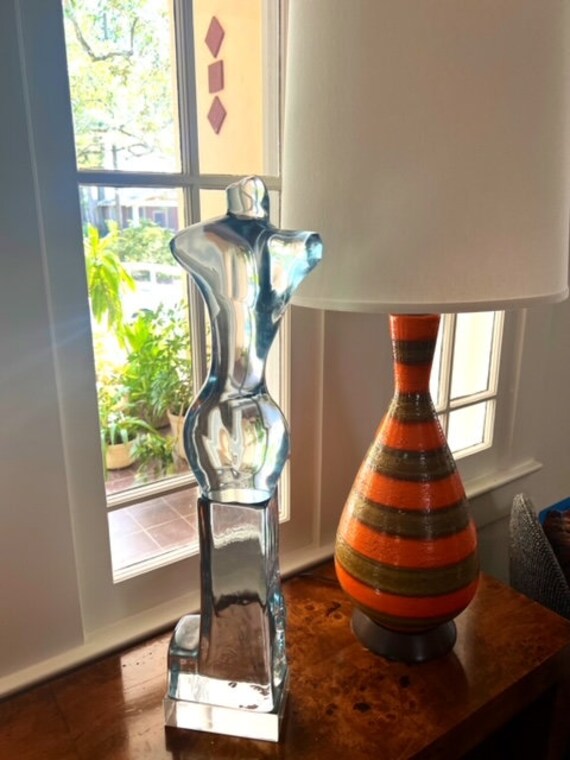 Vintage Pino Signoretto Murano Glass Giant Nude - Etsy