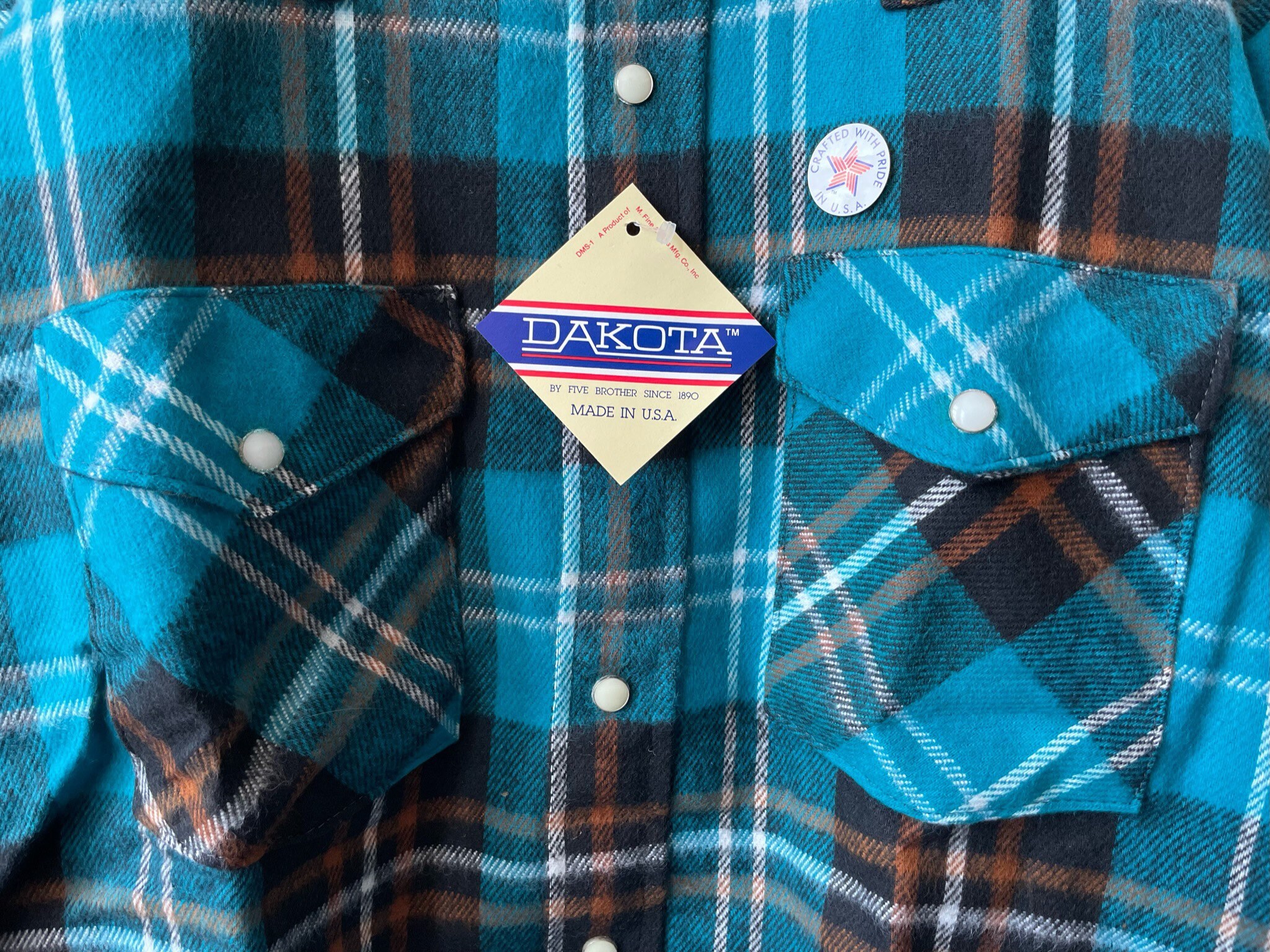 ヴィンテージ ファイブブラザー ダコタ ヘビーウェイト チェック柄