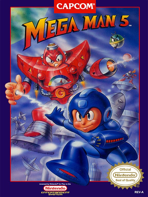 ロックマン5 18 x 24インチ ビデオゲームポスター - Etsy 日本