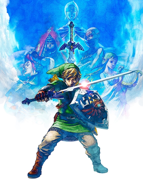 ゼルダの伝説 スカイウォードソード、複数のサイズあり、ビデオゲーム