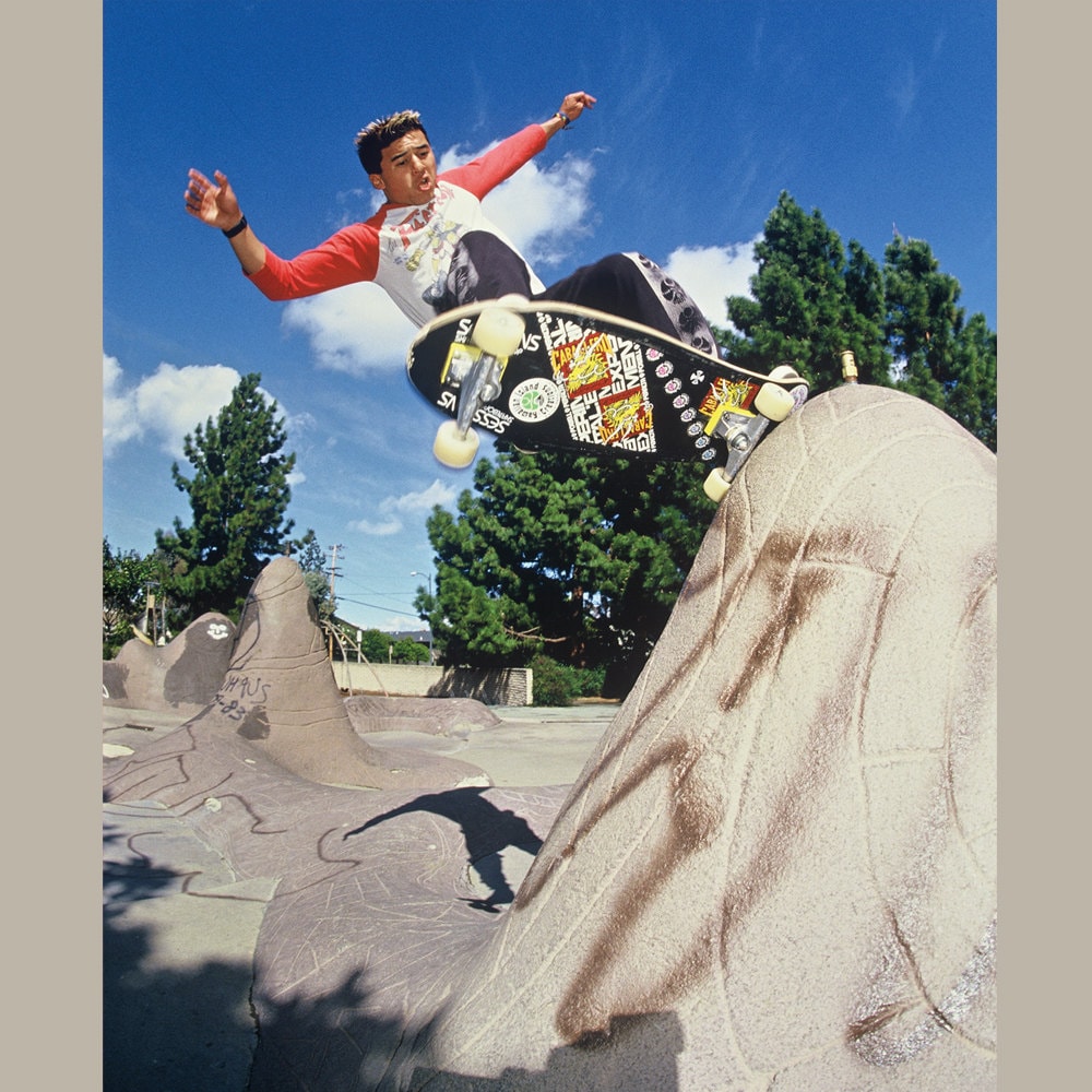 Steve Caballero Frontside Grind Skateboarding Photo 18 X 24 Inch