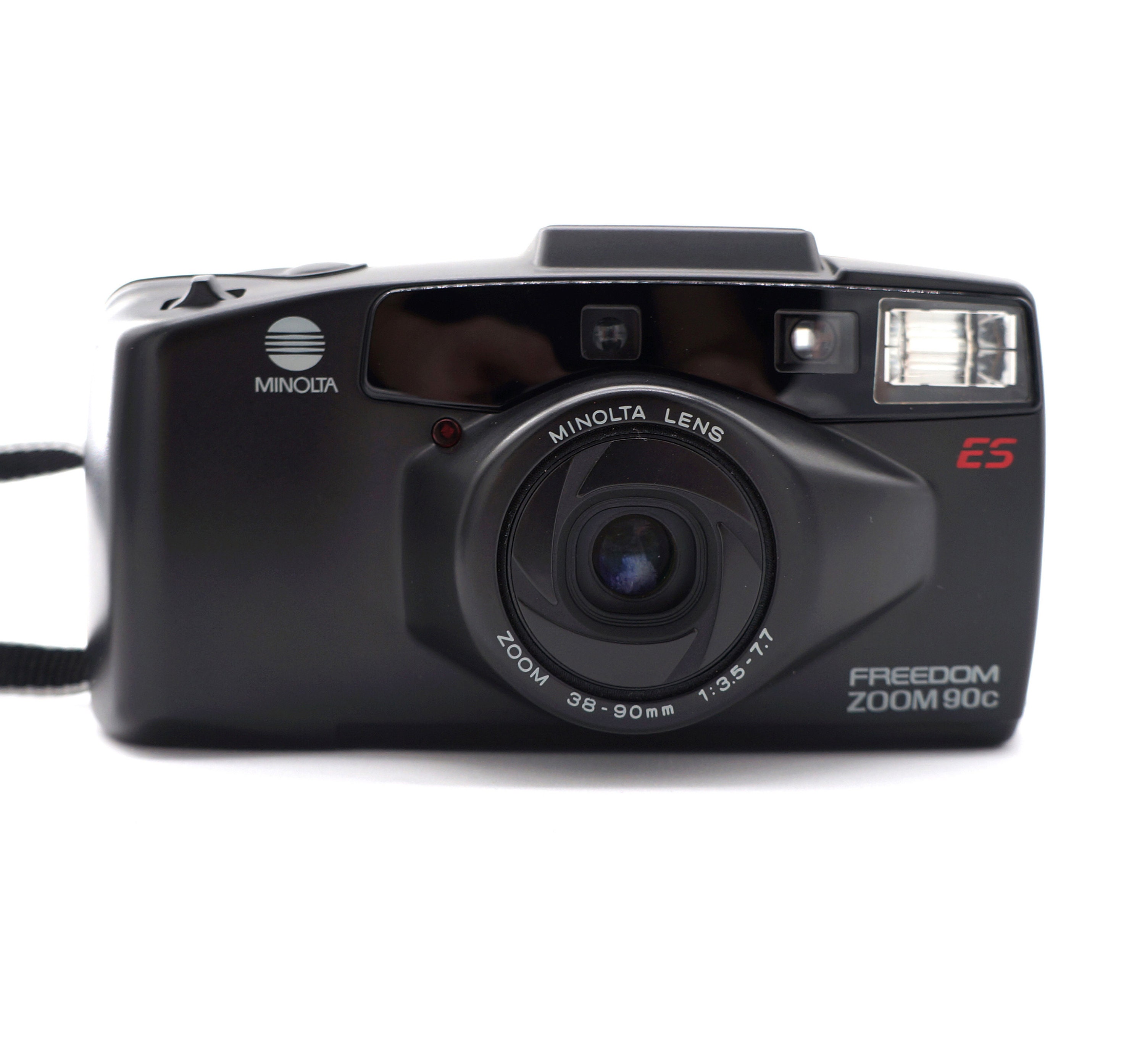 Vintage Minolta Freedom Zoom 90c 35mm Film Point and Shoot Camera