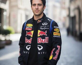 Racing Red Bull Infinity Jacket Bomber Formula One F-1 Blue