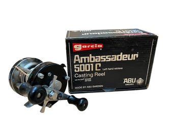 Vintage Abu Garcia Ambassadeur 5001C Reel: 1980s With Original Box