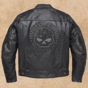Harley davidson, willie g leather jacket - Etsy 日本