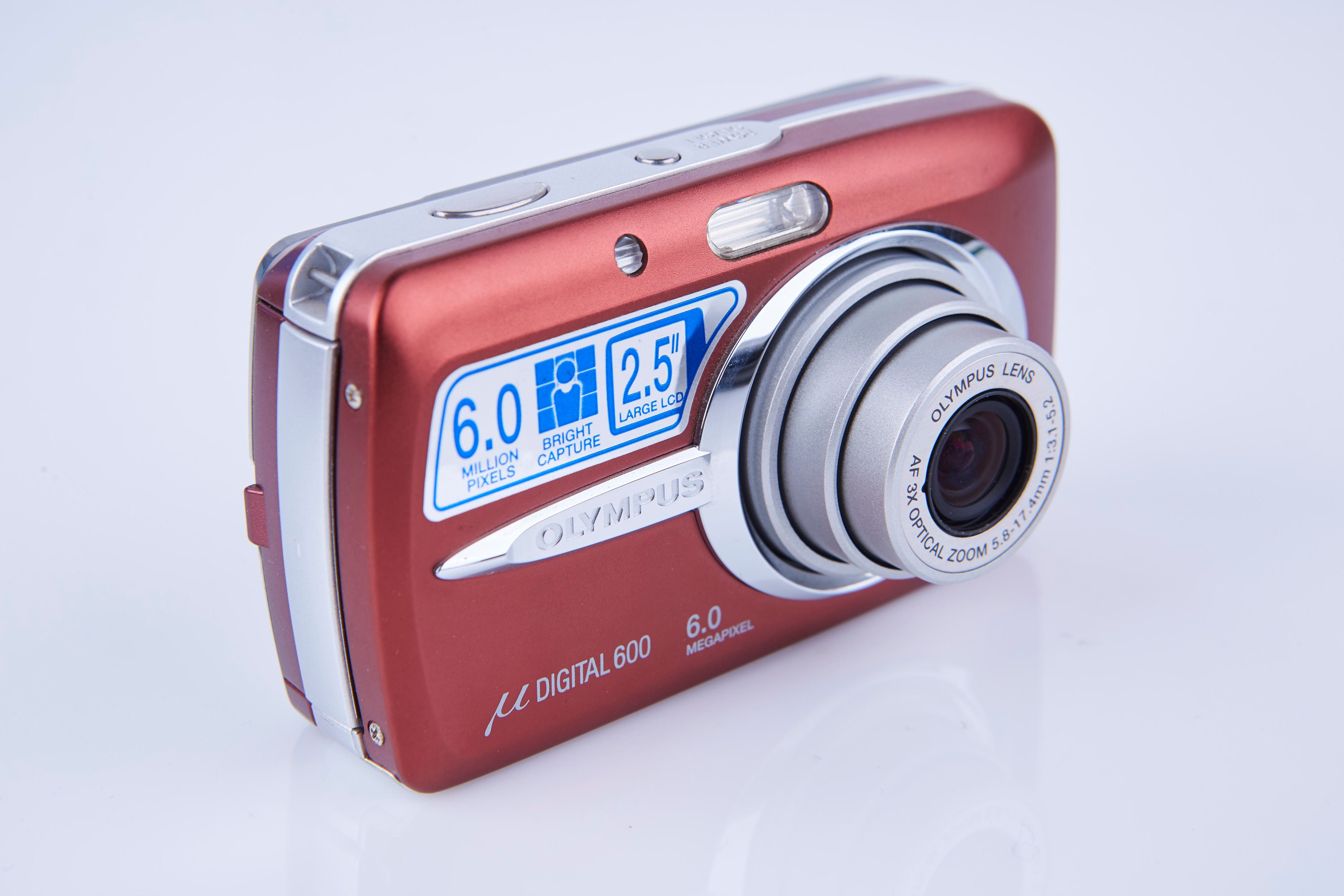 Olympus Mju Digital 600: 6MP Compact Camera - Tested & Working