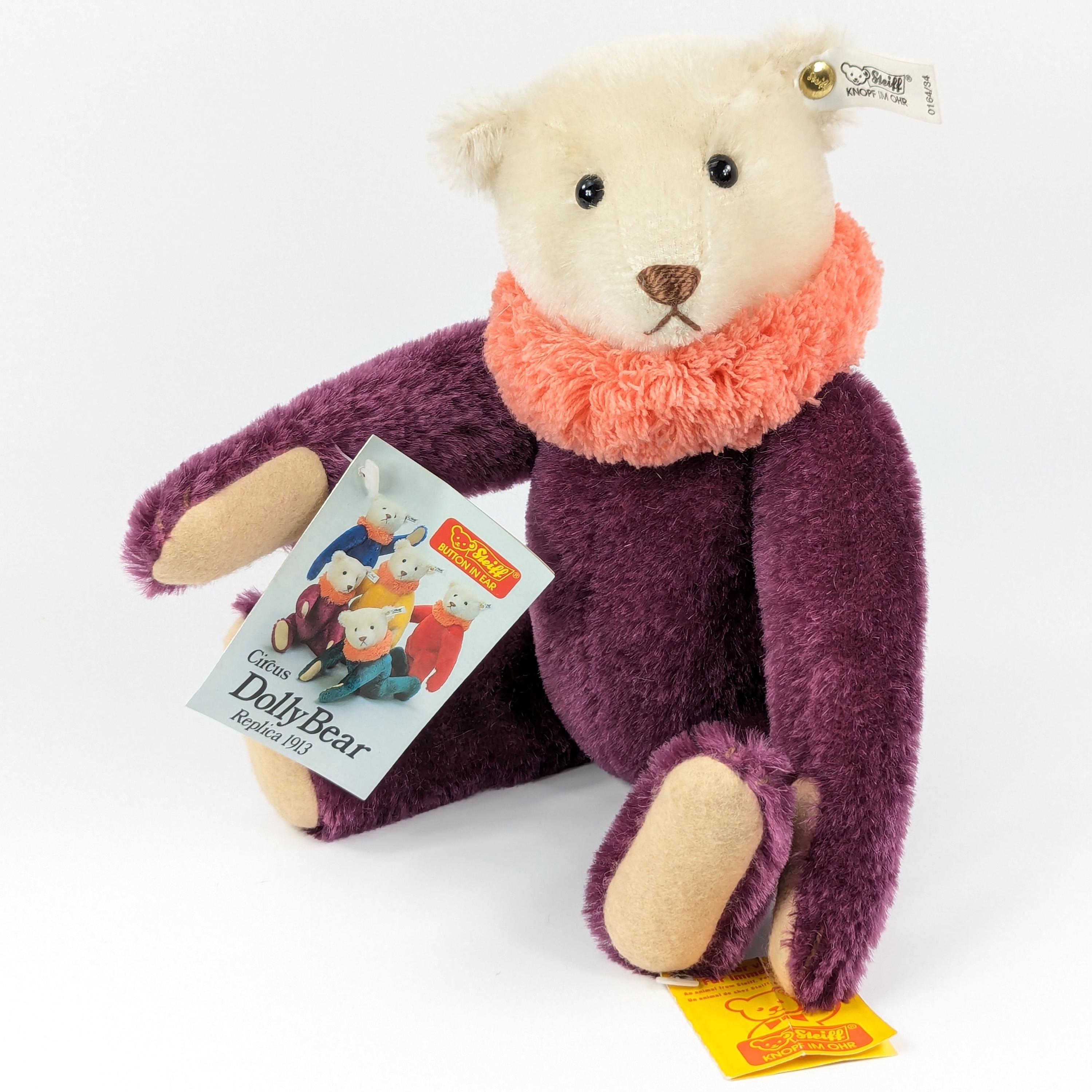 Steiff Teddy Bear Circus Dolly Violet All Ids 1913 Replica Vintage