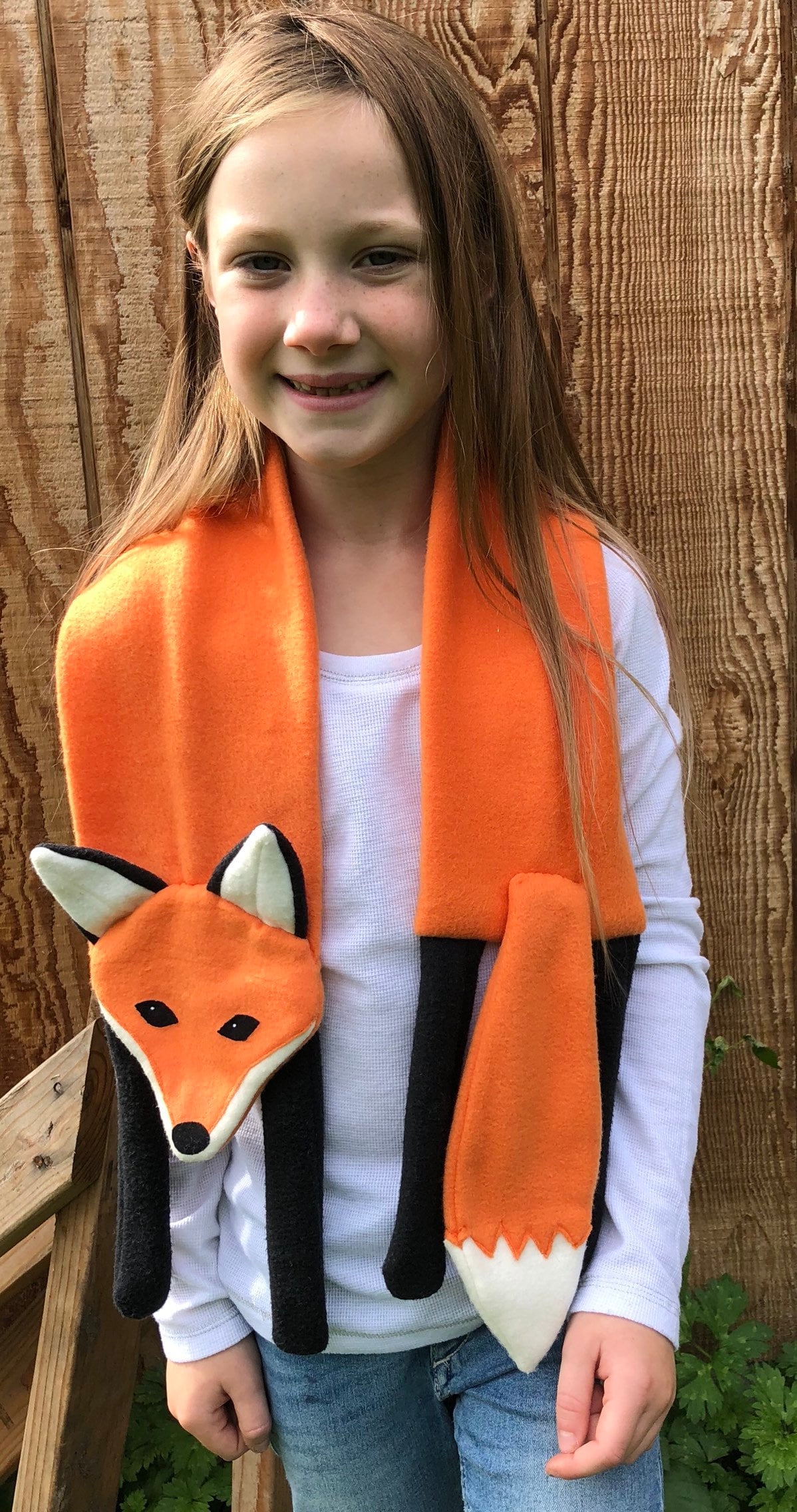 Fox Scarf PDF Instant Download Sewing Pattern, Fox and the Hound