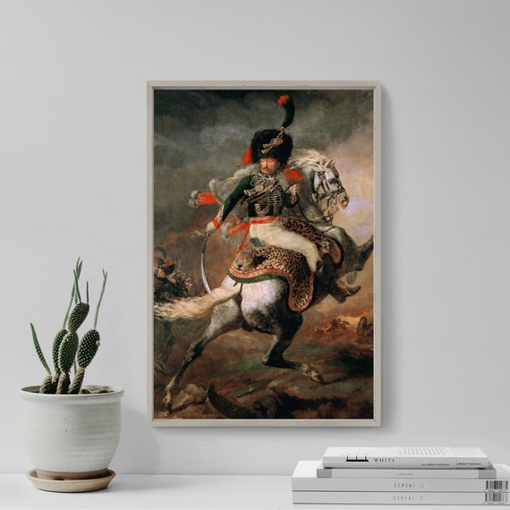 テオドール・ジェリコー - 突撃する猟馬（1812年） - クラシック絵画