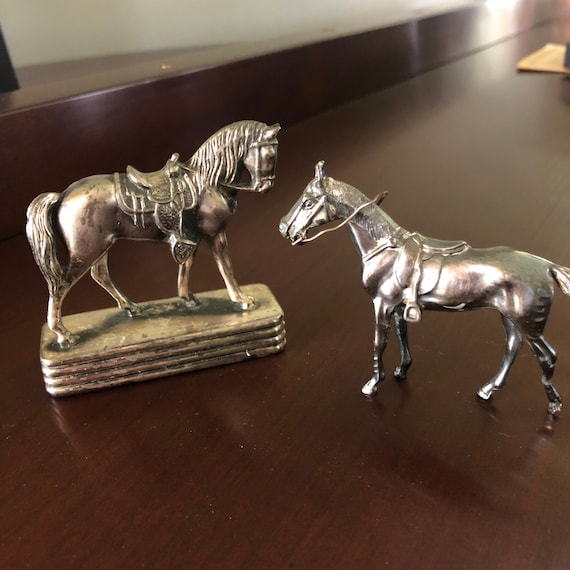 Rare Find Jennings Bros Silver Plate Small Horse Figurine Early