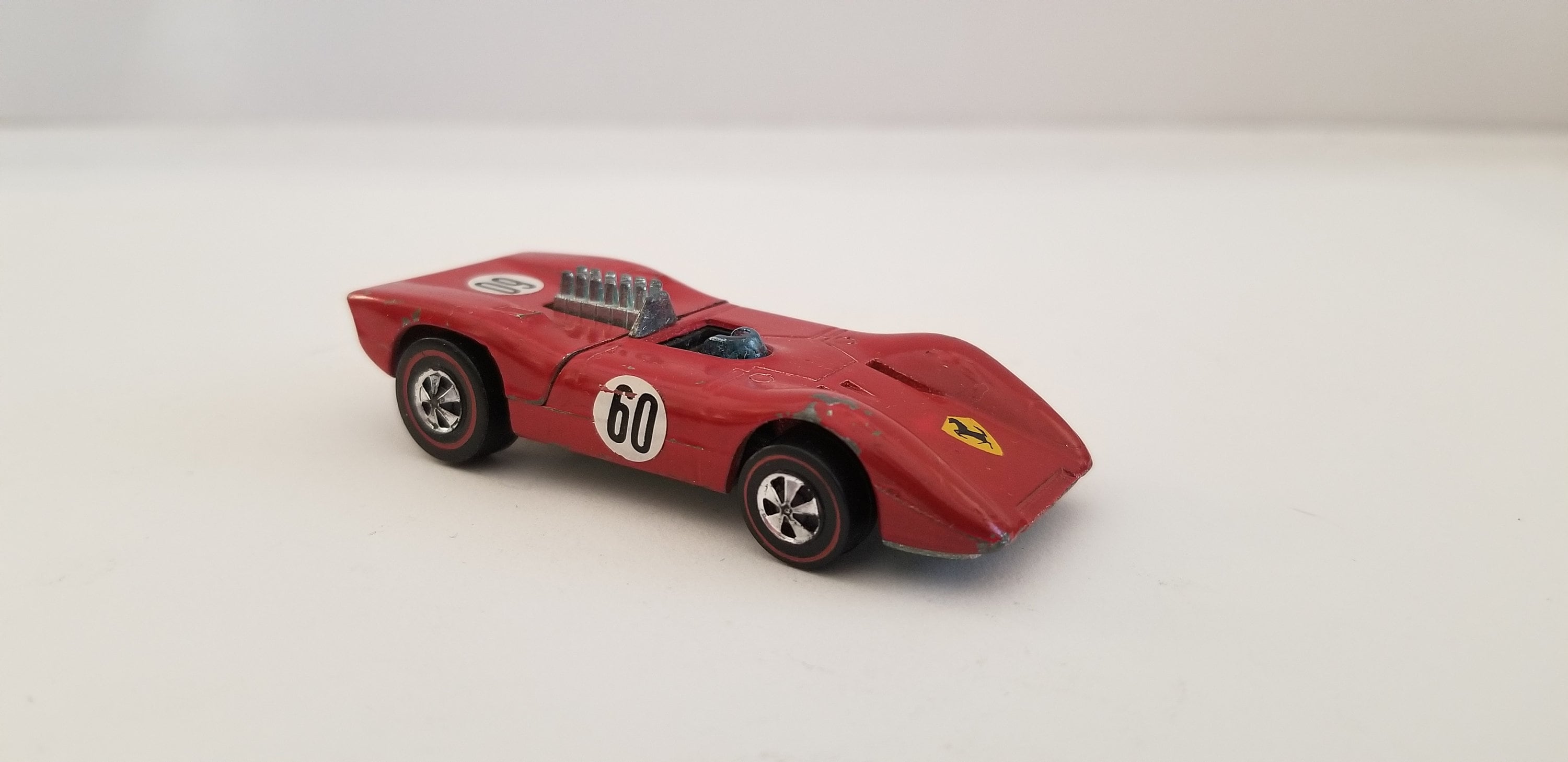 Vintage 1970 Hot Wheels Redline Ferrari 312P - Hong Kong Edition