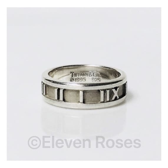 Tiffany & Co. 1995 Narrow Atlas Band Ring Free US Shipping - Etsy