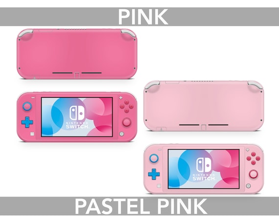 Cute Pastel Nintendo Switch LITE Skin Solid Color Pink, Robins Egg