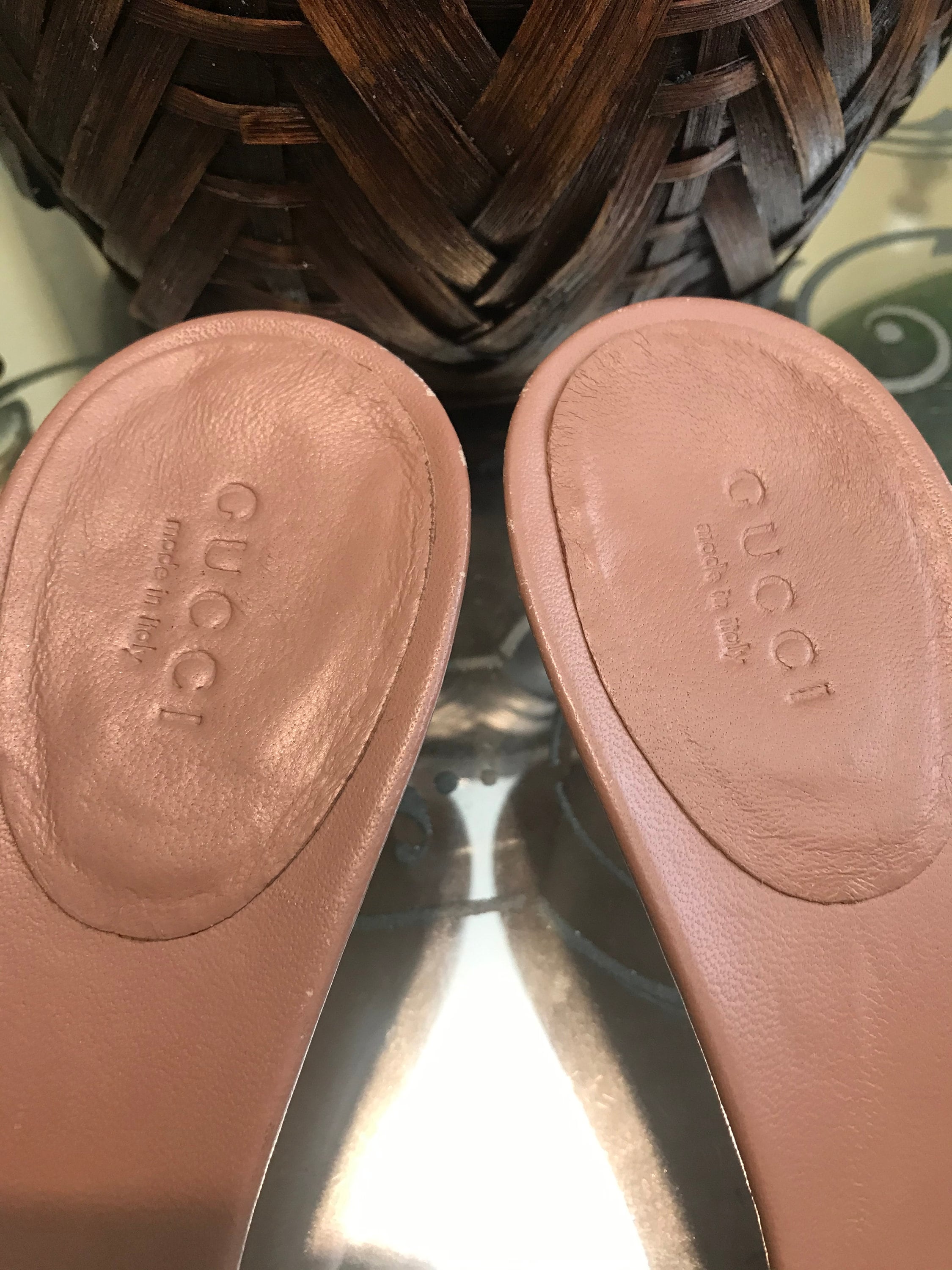 Vintage Tom Ford Gucci /bamboo Metal Heel/ Open Toe Sandal - Etsy