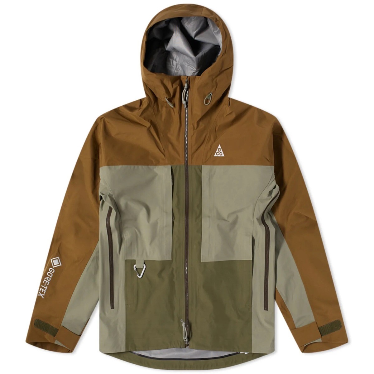 Nike ACG Gore-Tex Misery Ridge Jacket Olive Green Mens Sz Large