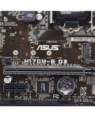 ASUS H170M-E D3 Motherboard M-ATX Intel H170 LGA1151 DDR3 64GB
