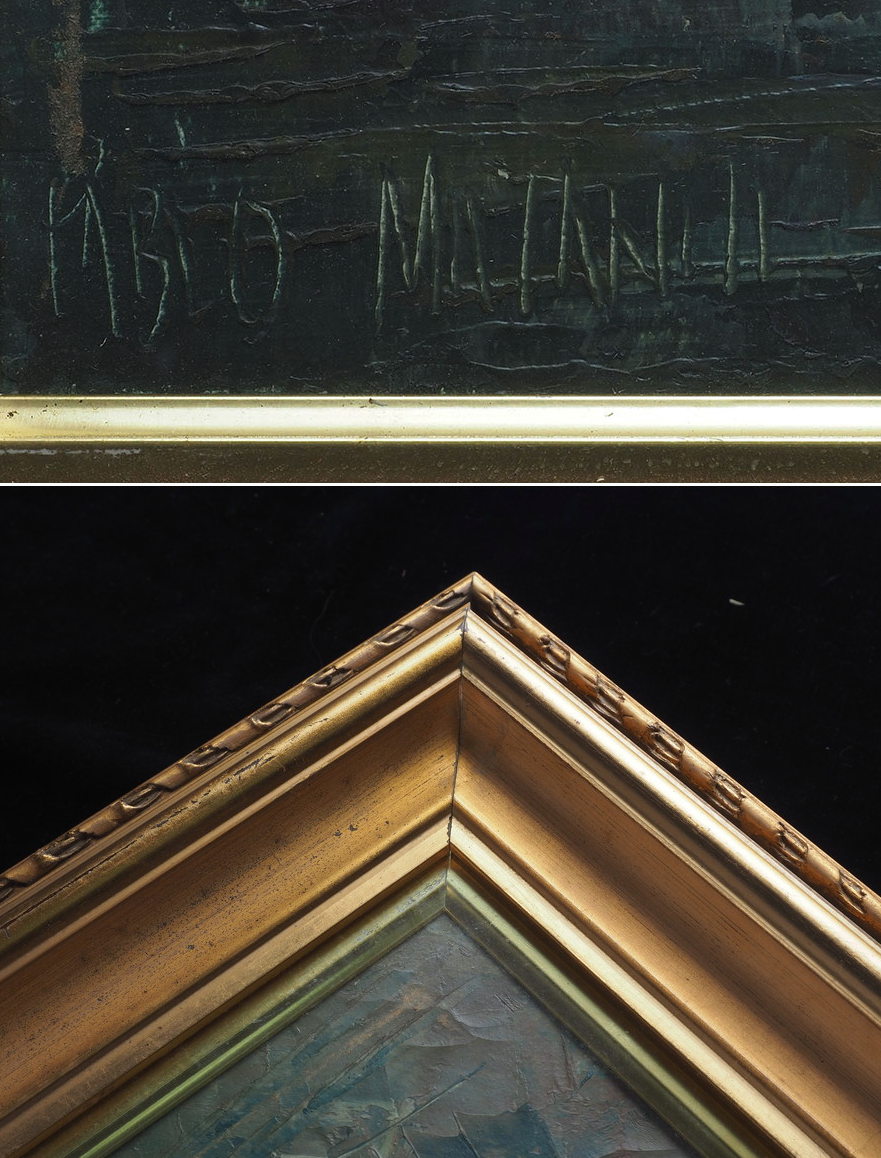 PABLO MATANIA (Brazilian) Original Painting Oil Canvas Signed