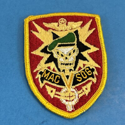 VIETNAM WAR US ARMY PATCH MAC V SOG SPECIAL FORCES SHELL BURST 3.5