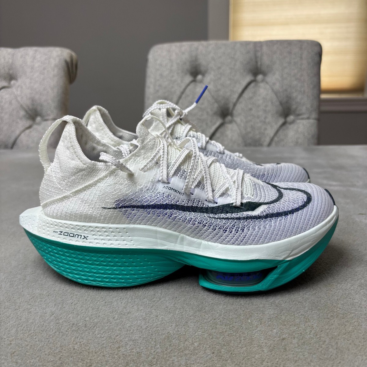 Nike Air Zoom Alphafly NEXT% 2 'White Deep Jungle' Women's Size 7