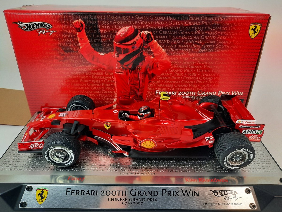 Hot Wheels Ferrari F2007 #6 Kimi Raikkonen World Champion 2007