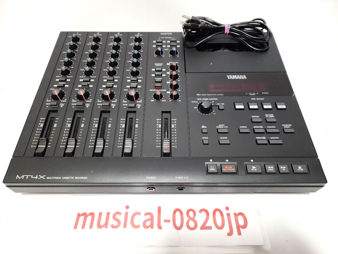 Yamaha MT4X Multitrack Cassette Tape Recorder working | eBay
