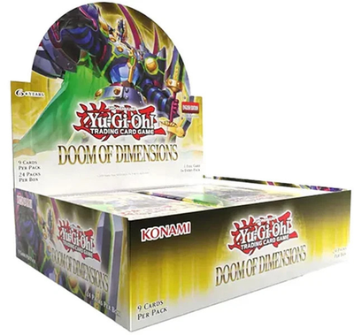 Yu-Gi-Oh Doom of Dimensions 1st Edition Booster 12 Box Case Sealed
