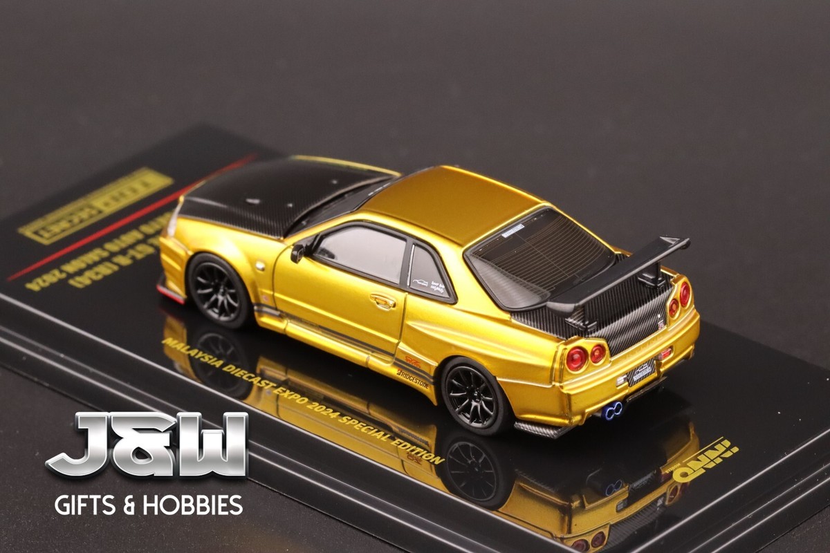 Inno64 Nissan GT-R R34 Gold Top Secret MDX EXPO 2024 Tokyo Auto