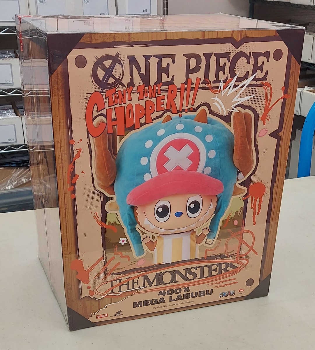 Authentic Popmart MEGA Labubu 400% TONY TONY CHOPPER ONE PIECE | eBay