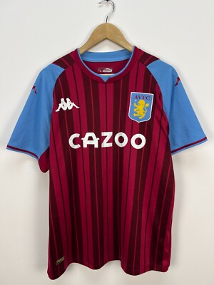 Aston Villa 2021/22 Home Football ShirtSoccer Jersey Size L | eBay