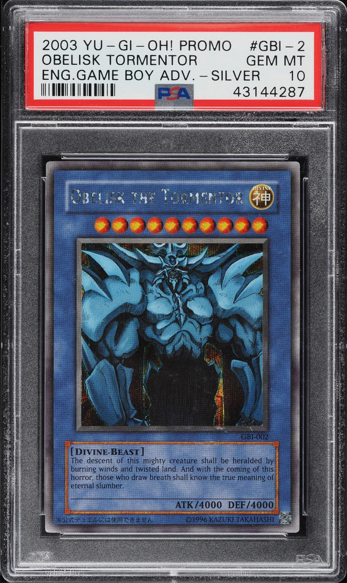 Obelisk The Tormentor Yu-Gi-Oh! TCG Professional Sports