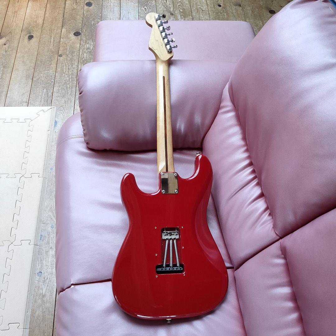 Electric Guitar Fender Stratocaster Squier Series Red Made in