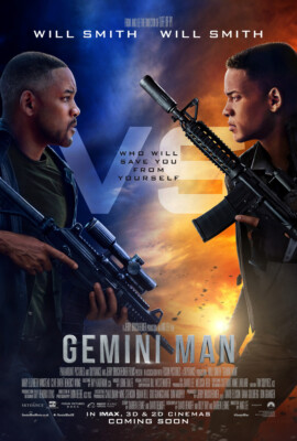 GEMINI MAN MOVIE POSTER 2 Sided ORIGINAL FINAL 27x40 WILL SMITH