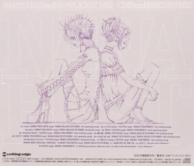 NANA BEST ALBUM CD ANNA inspi' NANA(BLACK STONES),OLIVIA inspi