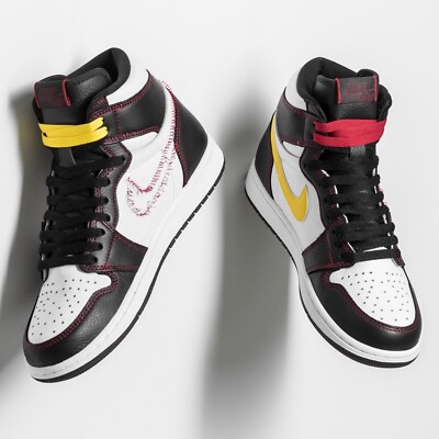 Nike Air Jordan 1 Retro High OG Defiant Black Red Yellow