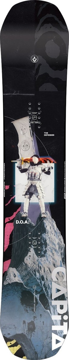 Capita DOA Defenders of Awesome Snowboard 154 cm True Twin New