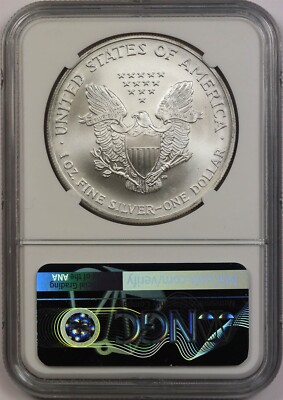 至高の鏡面】イーグル銀貨 2004年 プルーフ 2枚セット NGC PF69 至高の