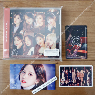 TWICE Mina Doughnut Official ONCE CD ver. + ONCE sticker + 2