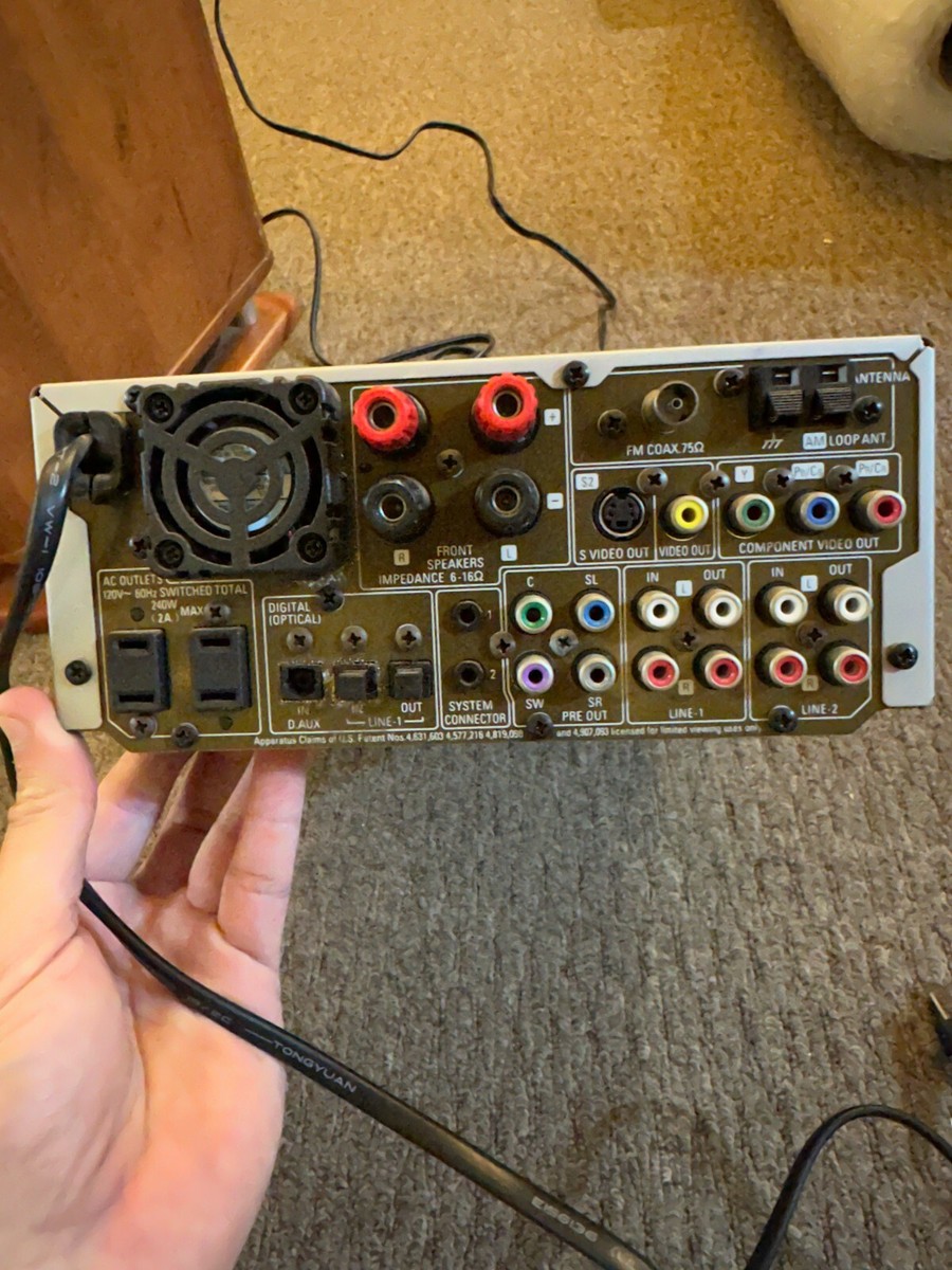 Denon Mini ADV-M71 DVD Surround Receiver with remote and step down