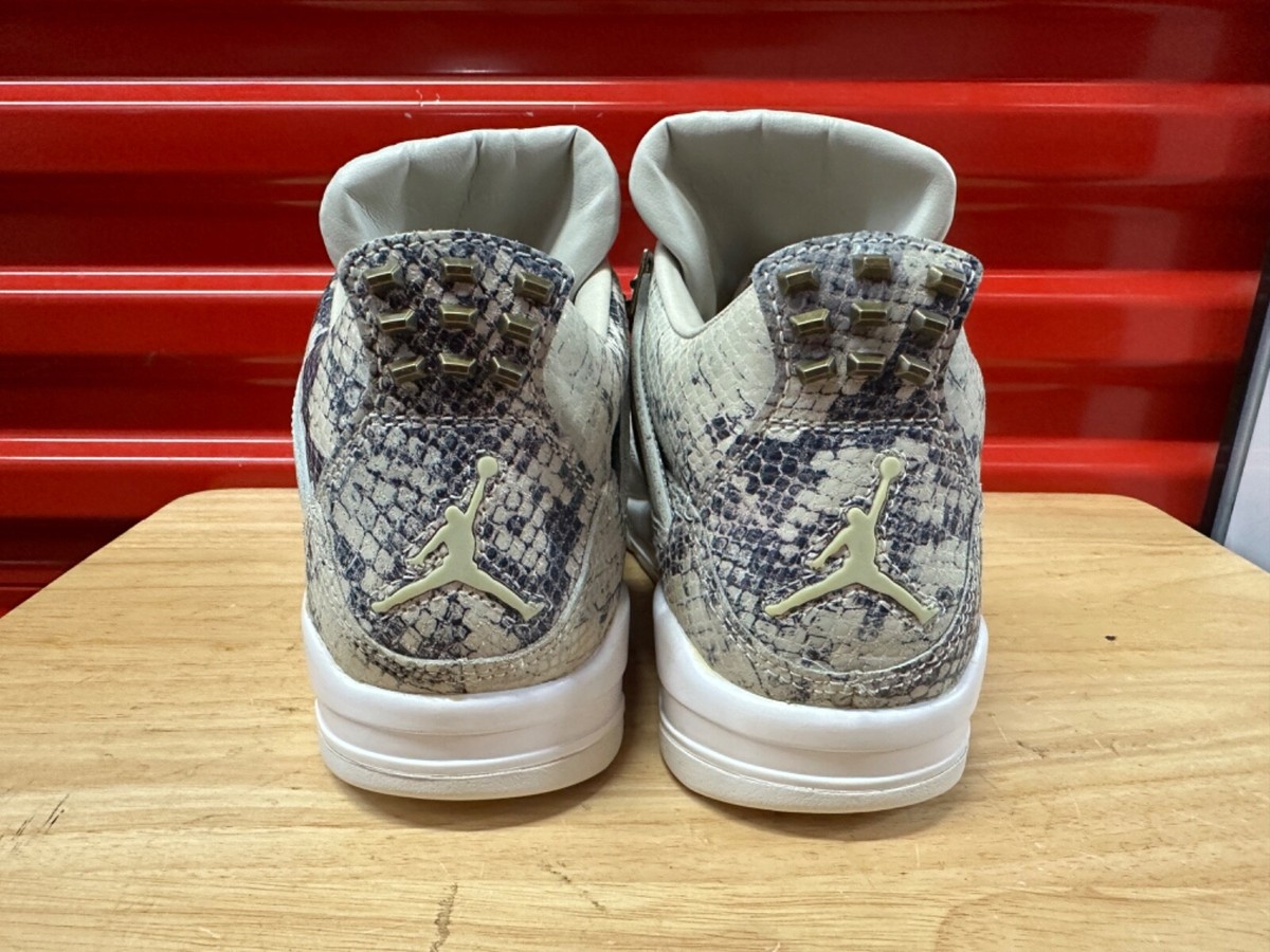 Nike Air Jordan 4 Retro Premium Snakeskin Pinnacle 819139-030 Used