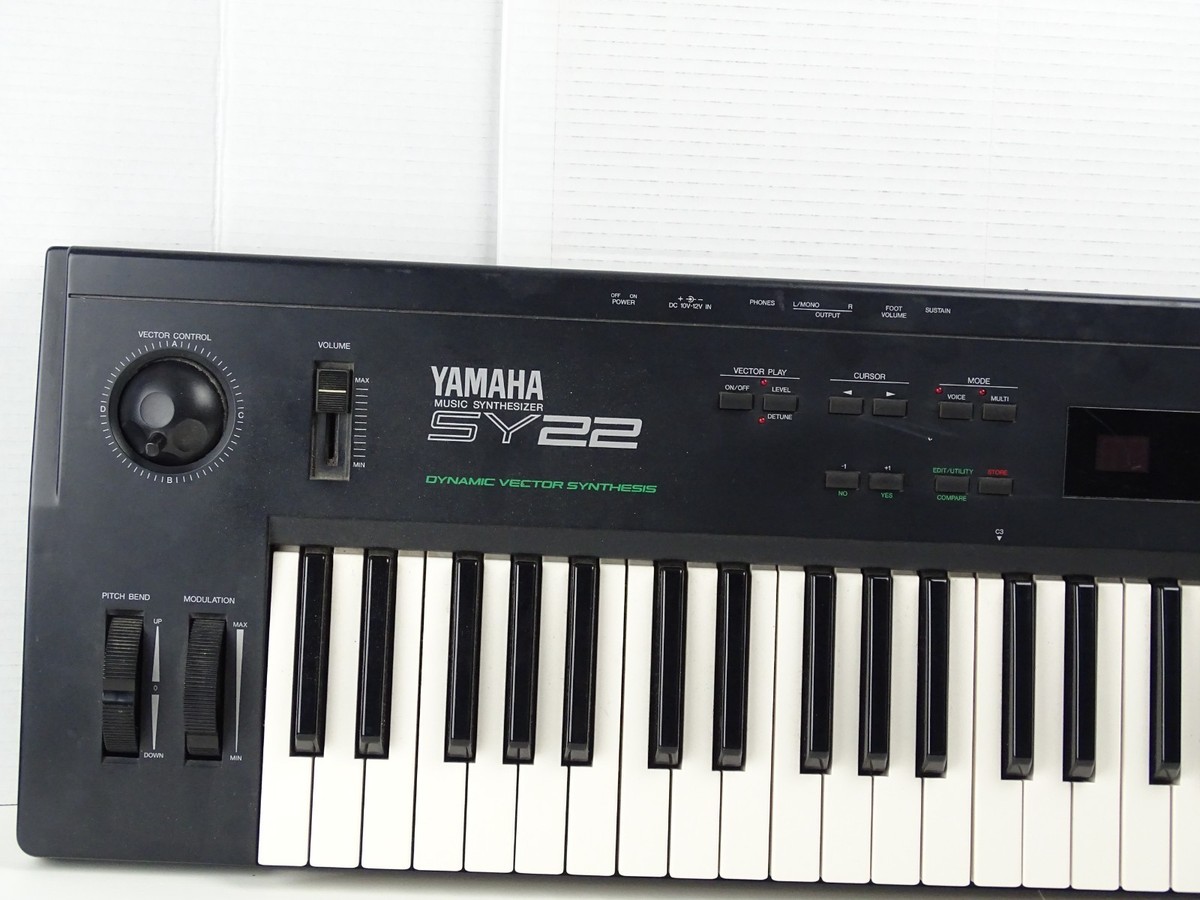 YAMAHA SY22 Synthesizer Keyboard 61 Keys Music As Is Parts Only | eBay