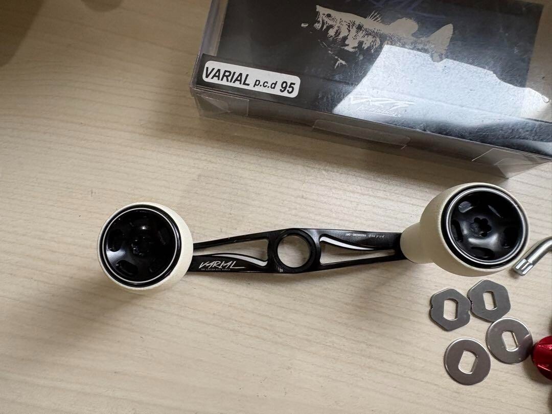 DRT VARIAL HANDLE VARIAL p.c.d 95 black white knob Fishing From
