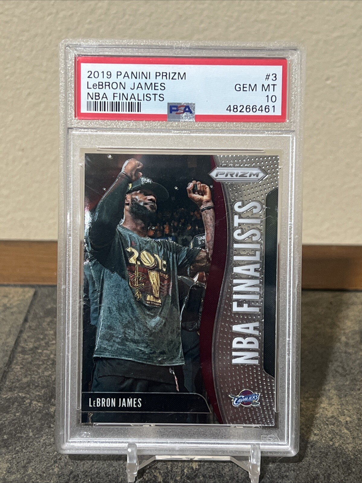 LeBron James 2019 Prizm #3 NBA Finalists - Silver Price Guide