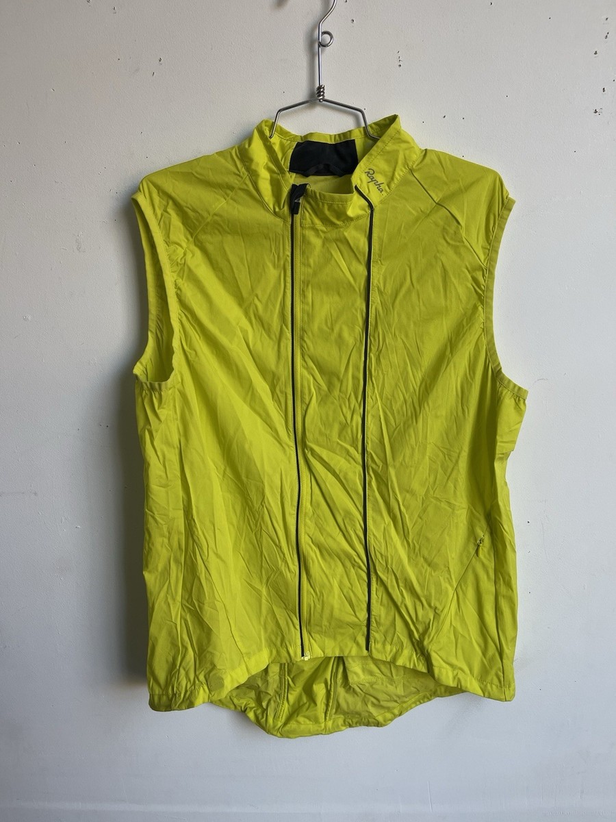Rapha Men's Pro Team Lightweight Gilet Size XXL Green Cycling Vest