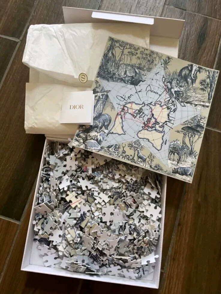 Christian Dior Puzzle Around the World 500 Piece Collector's Item